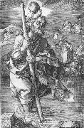 Albrecht Durer St Christopher Facing to the Right oil